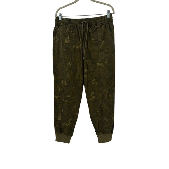 NWT Garnet Hill 100% Cotton floral camo Salt-Washed Chino Joggers - Picture 2 of 12